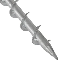 vidaXL - Parasolvoet grondanker - Zilver - Staal Outlet