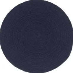 vidaXL - Placemat - Blauw - Katoen - 6 stuks Discount
