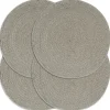 vidaXL - Placemat - Grijs - Katoen - 4 stuks Best