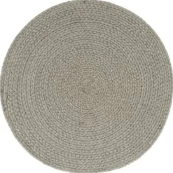 vidaXL - Placemat - Grijs - Katoen - 4 stuks Best