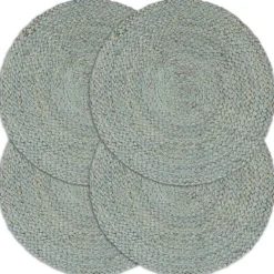 vidaXL - Placemat - Groen - Jute - 4 stuks Outlet