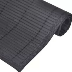 vidaXL - Placemat - Zwart - Bamboe New