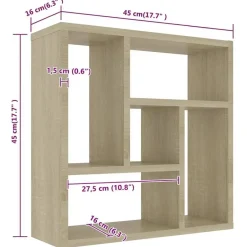 vidaXL - Plank - Bruin - Bewerkt hout Sale