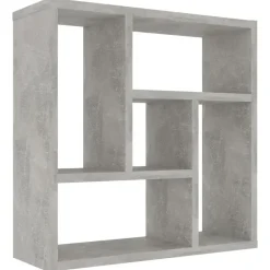 vidaXL - Plank - Grijs - Bewerkt hout Online