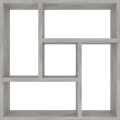 vidaXL - Plank - Grijs - Bewerkt hout Online