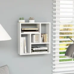 vidaXL - Plank - Wit - Bewerkt hout Hot