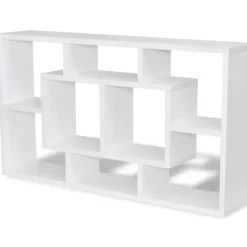 vidaXL - Plank - Wit - Bewerkt hout New