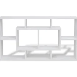 vidaXL - Plank - Wit - Bewerkt hout New