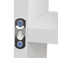 vidaXL - Plank - Wit - Bewerkt hout New