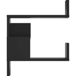 vidaXL - Plank - Zwart - Bewerkt hout Hot