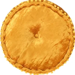 vidaXL - Poef - Geel - Stof Discount