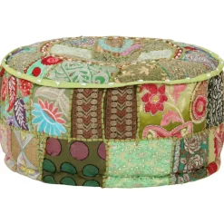 vidaXL - Poef - Groen - Katoen Best