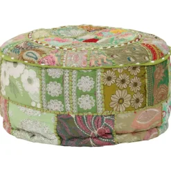 vidaXL - Poef - Groen - Katoen Best