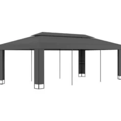 vidaXL - Prieel - Antraciet - Stof - 3 x 6 m Discount