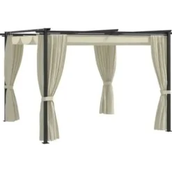 vidaXL - Prieel - Crème - Stof Clearance