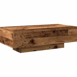 vidaXL - Rechthoekige Salontafel - Oud hout - Bewerkt hout - 100x49.5x31 cm Outlet