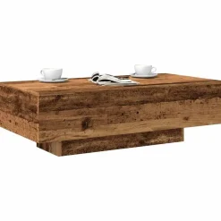 vidaXL - Rechthoekige Salontafel - Oud hout - Bewerkt hout - 100x49.5x31 cm Outlet