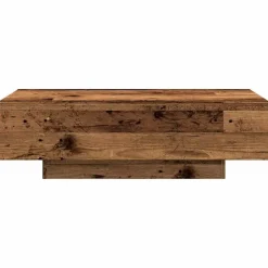 vidaXL - Rechthoekige Salontafel - Oud hout - Bewerkt hout - 100x49.5x31 cm Outlet
