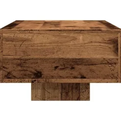 vidaXL - Rechthoekige Salontafel - Oud hout - Bewerkt hout - 100x49.5x31 cm Outlet