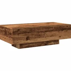 vidaXL - Rechthoekige Salontafel - Oud hout - Bewerkt hout - 100x49.5x31 cm Outlet