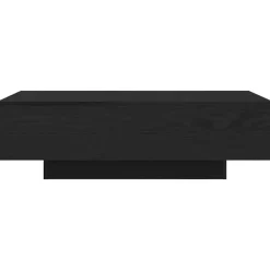 vidaXL - Rechthoekige Salontafel - Zwart eiken - Bewerkt hout - 100x49.5x31 cm New