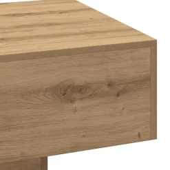 vidaXL - Rechthoekige Salontafel - Artisanaal eiken - Hout - 100x49.5x31 cm New