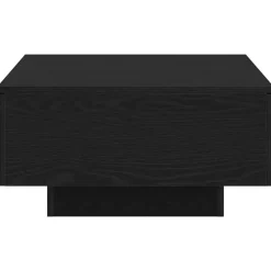 vidaXL - Rechthoekige Salontafel met 4 lades - Zwart eiken - Hout - 90x60 cm Best