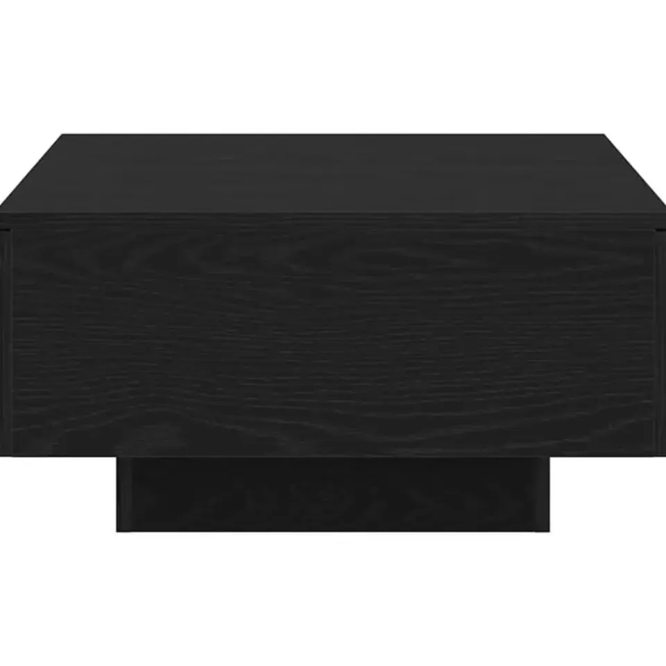 vidaXL - Rechthoekige Salontafel met 4 lades - Zwart eiken - Hout - 90x60 cm Best