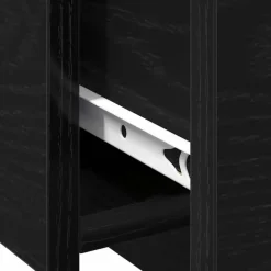 vidaXL - Rechthoekige Salontafel met 4 lades - Zwart eiken - Hout - 90x60 cm Best