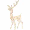 vidaXL - Rendier Kerstdecoratie - Multicolour - 70 x 41 x 120 cm Online