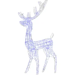 vidaXL - Rendier Kerstdecoratie - Blue - 70 x 41 x 120 cm Hot