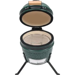 vidaXL - Rokersbarbecue - Groen - Keramiek New