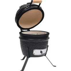 vidaXL - Rokersbarbecue - Zwart - Keramiek New