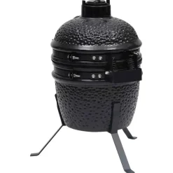vidaXL - Rokersbarbecue - Zwart - Keramiek New