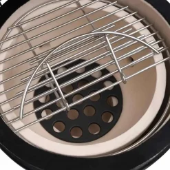 vidaXL - Rokersbarbecue - Zwart - Keramiek New