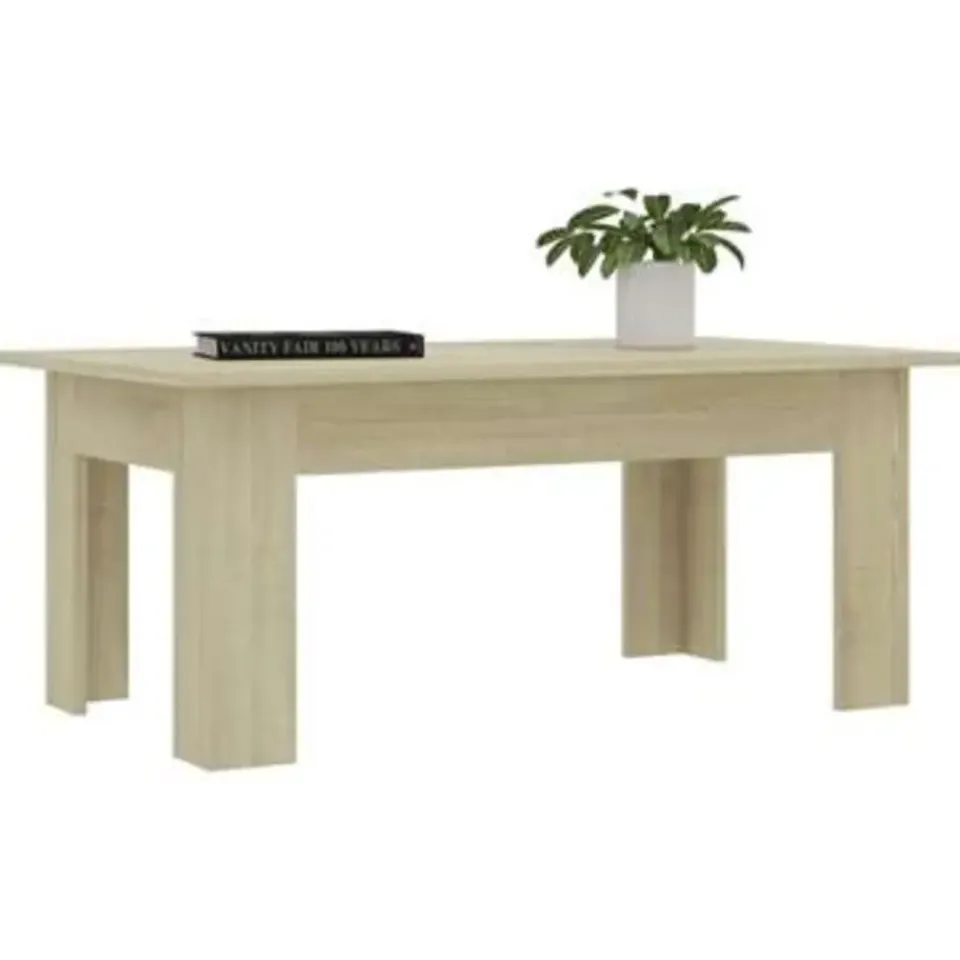vidaXL - Salontafel - Bruin - Bewerkt hout - 100 x 60 x 42 cm Sale