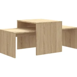vidaXL - Salontafel - Bruin - Bewerkt hout Clearance
