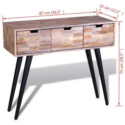 vidaXL - Salontafel - Bruin - Hout Outlet