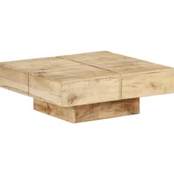 vidaXL - Salontafel - Bruin - Hout - 80 x 80 x 28 cm Hot
