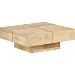 vidaXL - Salontafel - Bruin - Hout - 80 x 80 x 28 cm Hot