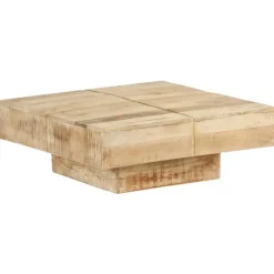 vidaXL - Salontafel - Bruin - Hout - 80 x 80 x 28 cm Hot