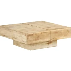 vidaXL - Salontafel - Bruin - Hout - 80 x 80 x 28 cm Hot