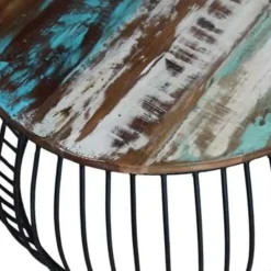 vidaXL - Salontafel - Bruin - Hout - 68 x 37 cm Clearance