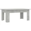 vidaXL - Salontafel - Grijs - Bewerkt hout - 100 x 60 x 42 cm