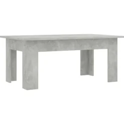 vidaXL - Salontafel - Grijs - Bewerkt hout - 100 x 60 x 42 cm