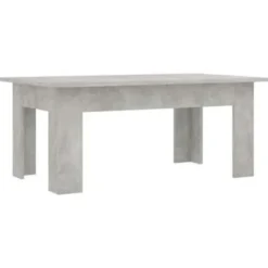 vidaXL - Salontafel - Grijs - Bewerkt hout - 100 x 60 x 42 cm