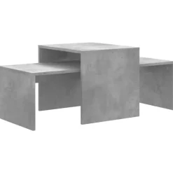 vidaXL - Salontafel - Grijs - Bewerkt hout Clearance