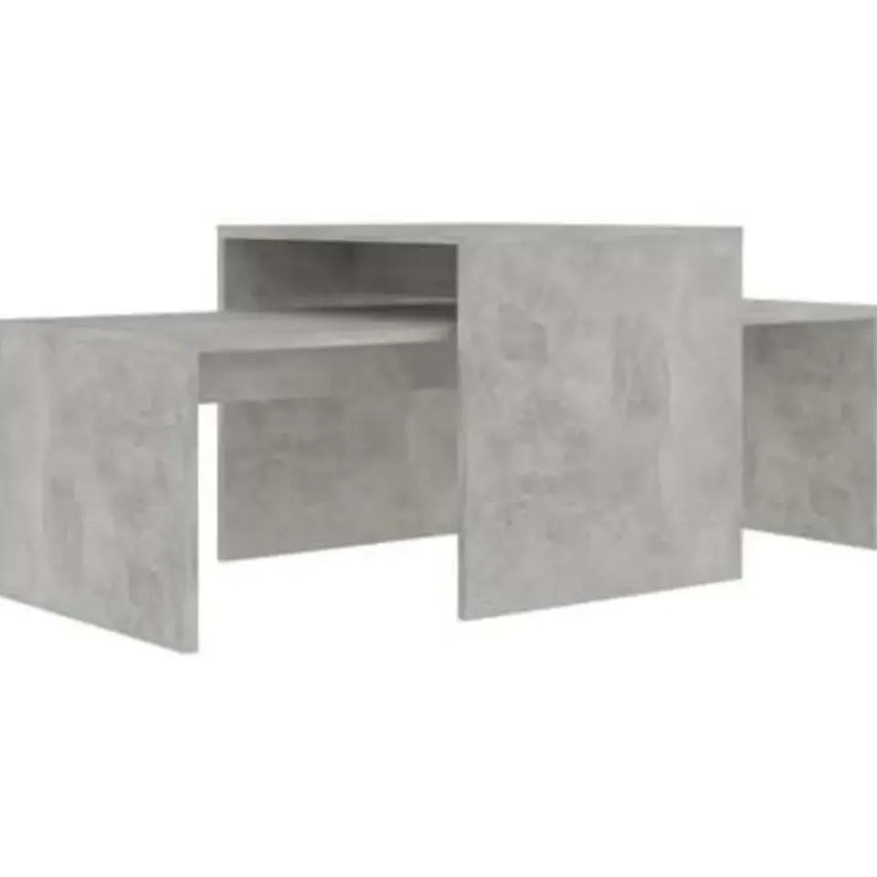 vidaXL - Salontafel - Grijs - Bewerkt hout Clearance