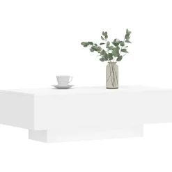 vidaXL - Salontafel - Wit - Bewerkt hout Online