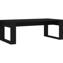 vidaXL - Salontafel - Zwart - Bewerkt hout Discount